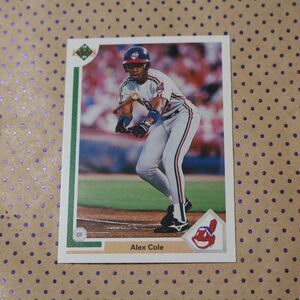 Alex Cole #654 Baseball Card